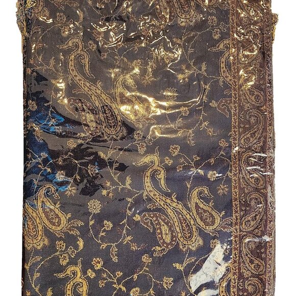 Pashmina Silk Scarf - New in packaging. Wine/Burgundy - Inventory Reduction - Picture 2 of 2